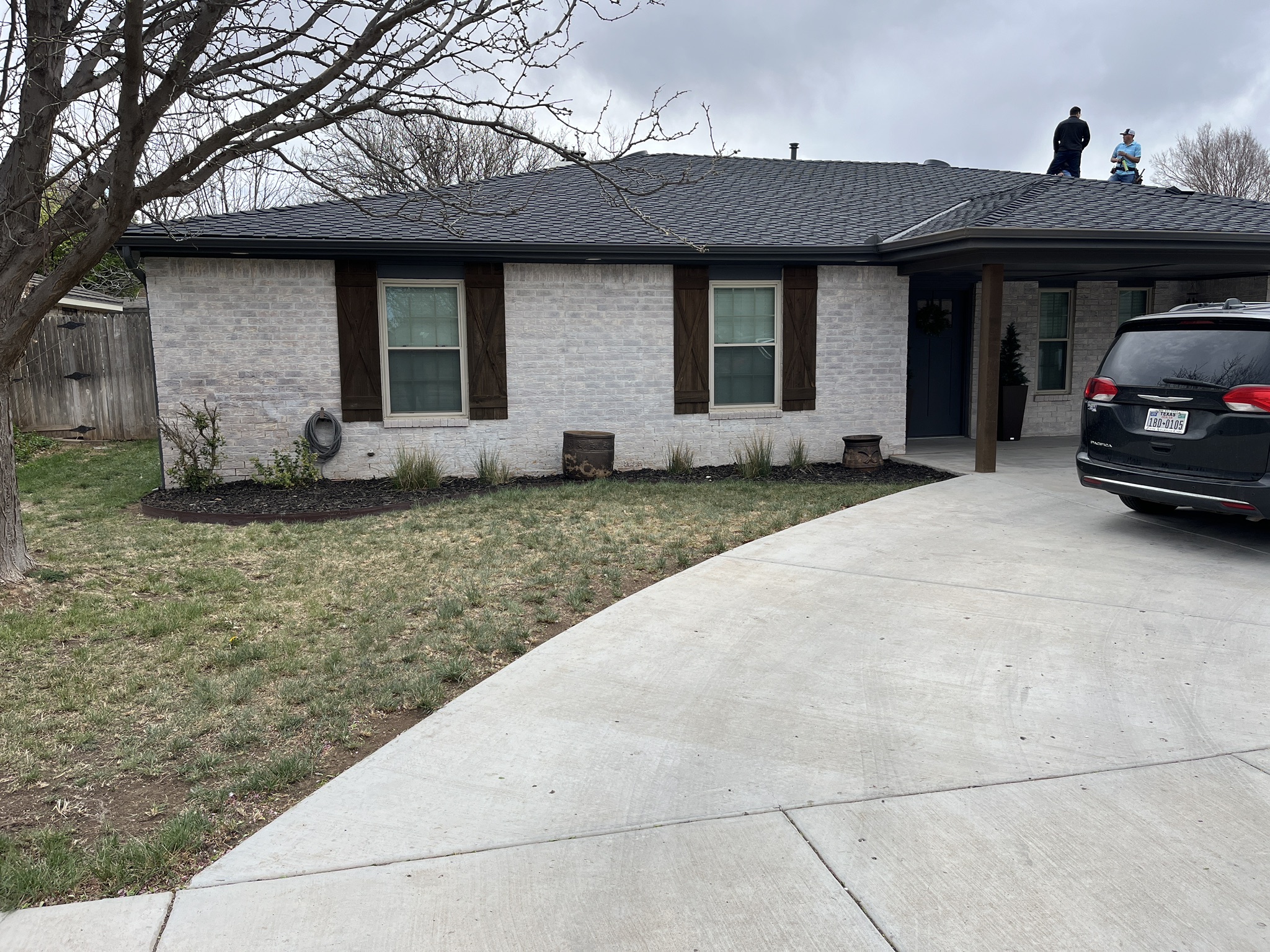 Beautiful new roof after professional installation Amarillo
